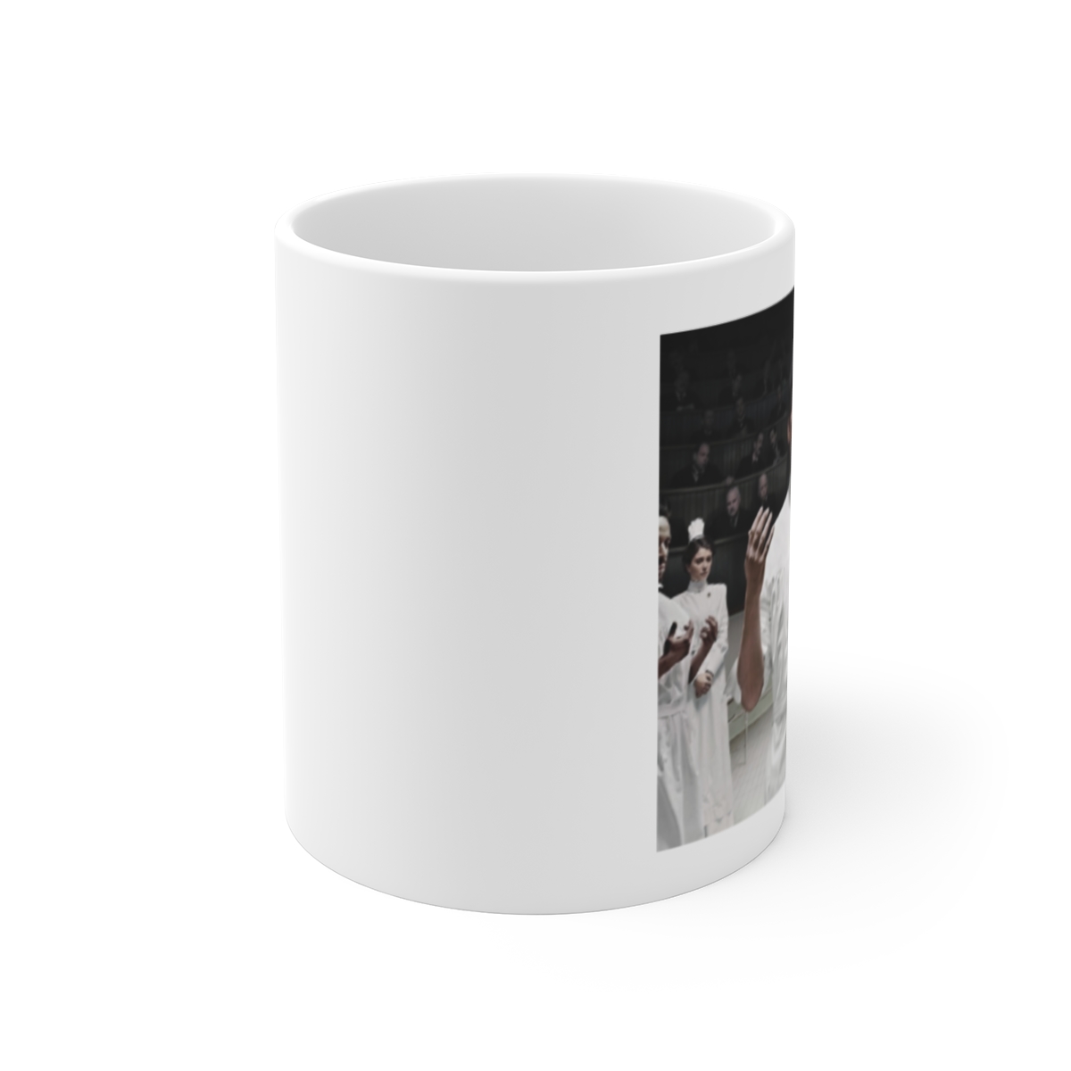 The Knick White Mug - alternate angle 1, merchandise