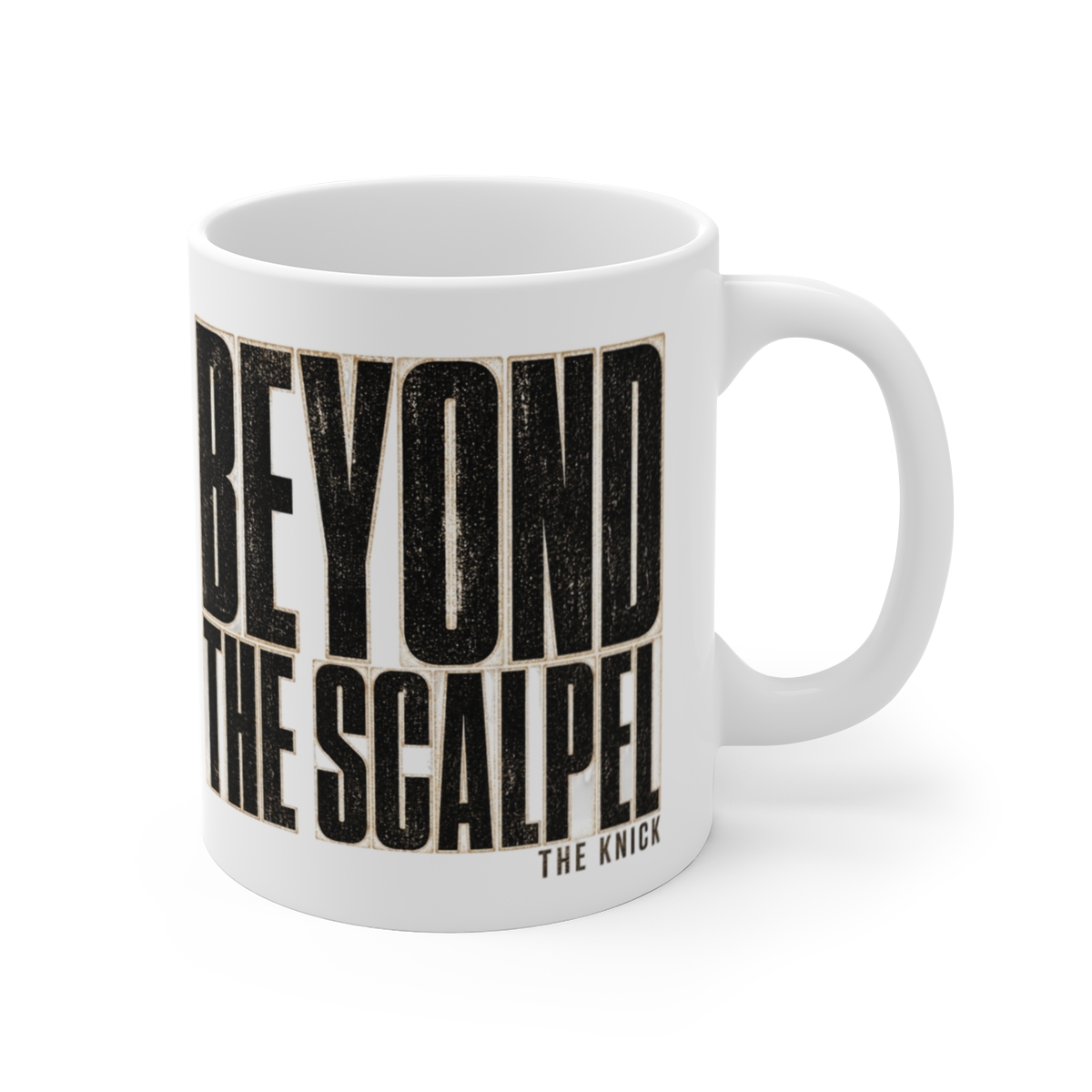 The Knick "Beyond the Scalpel" White Mug