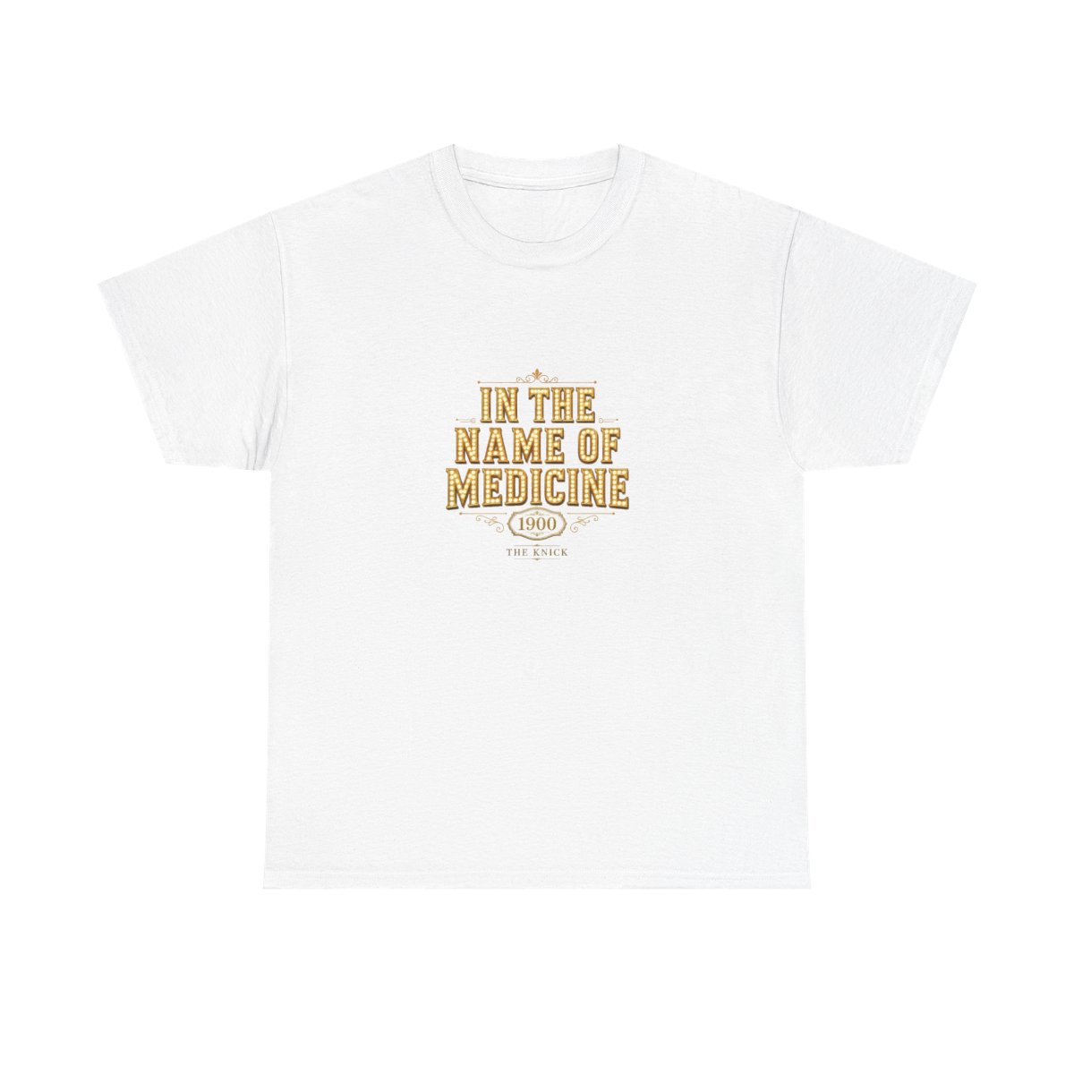 The Knick "In the Name of Medicine" Unisex Tee - alternate angle 2, merchandise