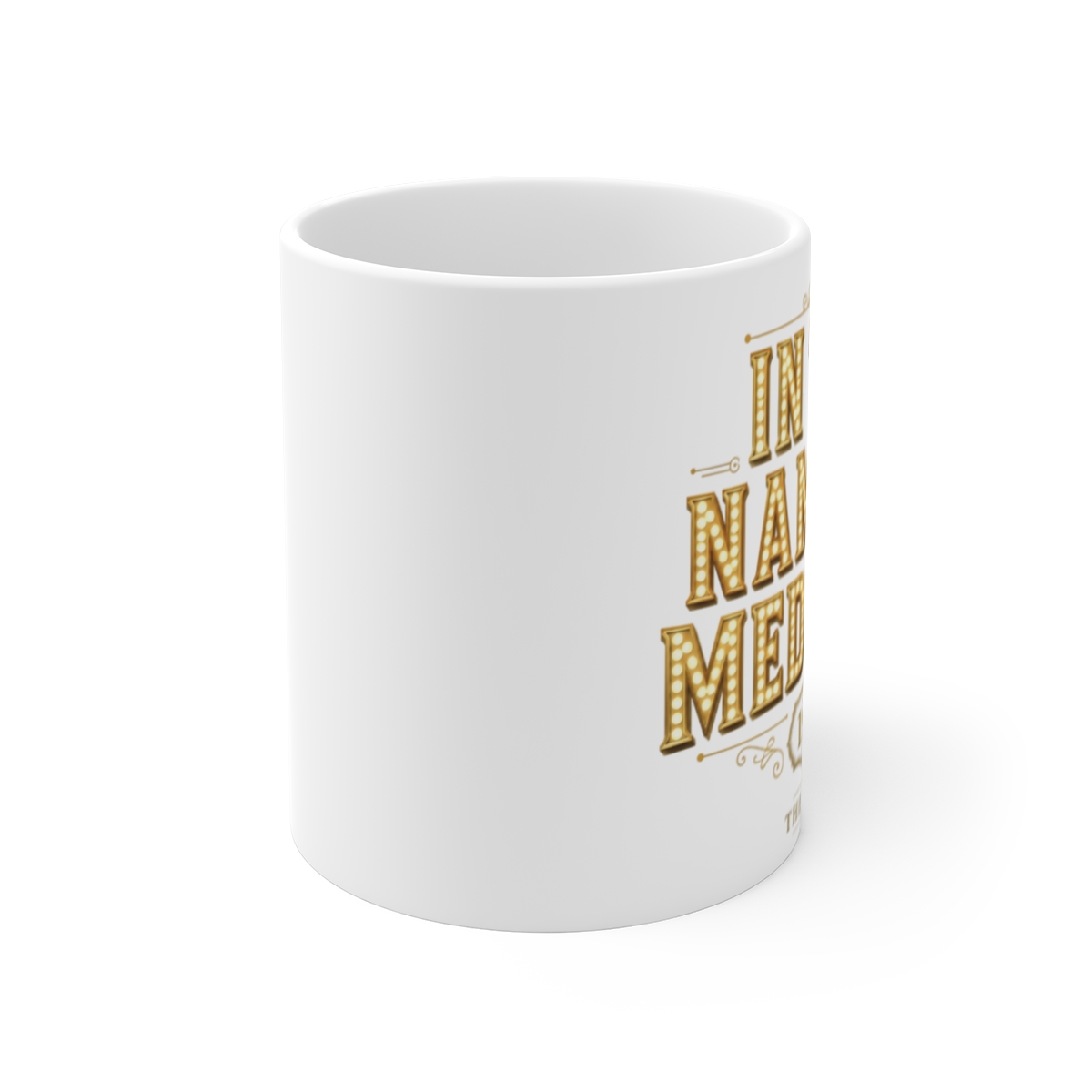The Knick "In the Name of Medicine" White Mug - alternate angle 1, merchandise