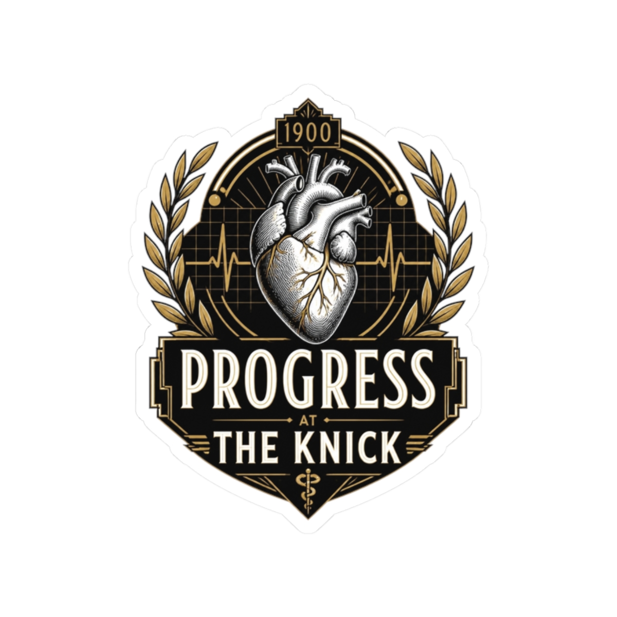 The Knick "Progress at The Knick" Sticker - Official Stickers merchandise