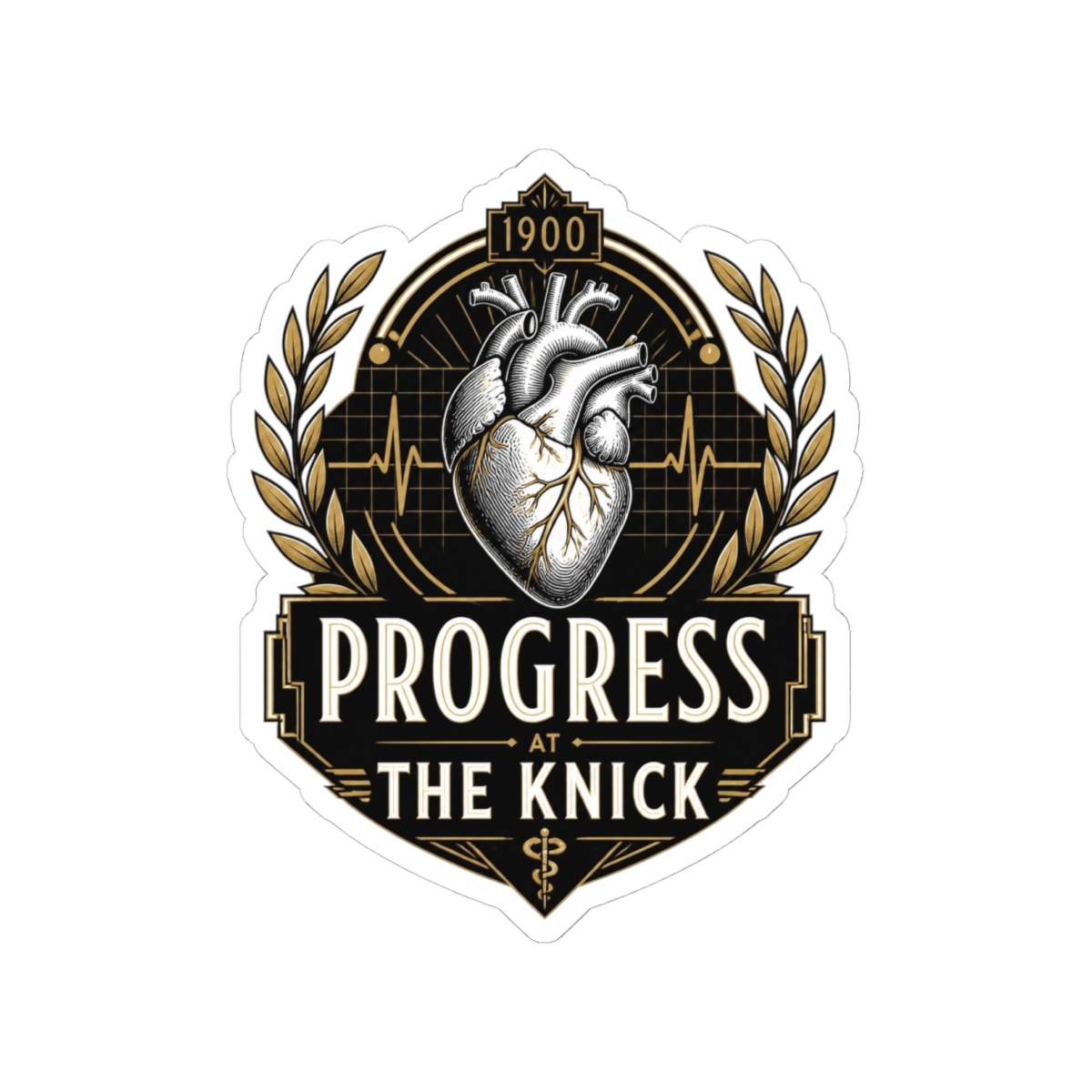 The Knick "Progress at The Knick" Sticker
